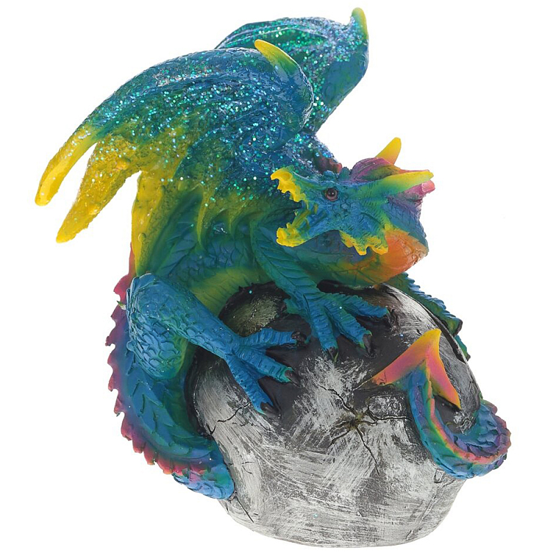 Декоративная статуэтка Дракон Blue Multicolor Dragon Statuette Мульти Синий Декоративная статуэтка Дракон Blue Multicolor Dragon Statuette Мульти Синий в Челябинске | Loft Concept