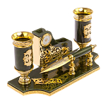 Настольный письменный набор из нефрита с ножом для бумаг в подарочной коробке Maecenas варинант исполнения - 2 | Loft Concept в Челябинске