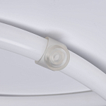 Люстра белого цвета с тремя изогнутыми светодиоидными плафонами Luke Lampco Tracer Lamp варинант исполнения - 6 | Loft Concept в Челябинске