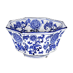 Чаша белая с синим цветочным узором Chino Dishes варинант исполнения - 1 | Loft Concept в Челябинске