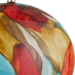 Настольная лампа разноцветная с овальным тканевым абажуром Abstraction варинант исполнения - 1 | Loft Concept в Челябинске