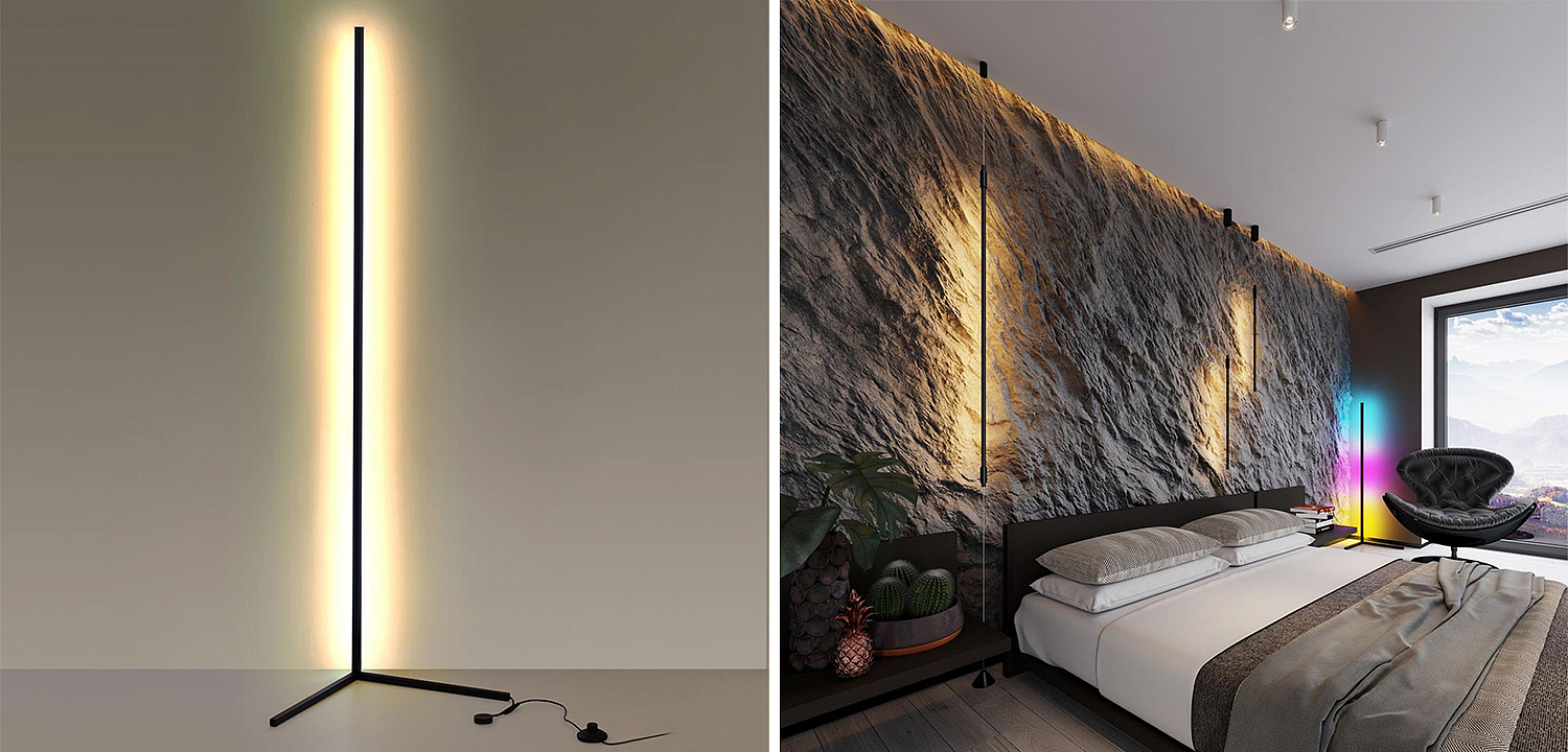 Торшер Trumpet Tube Black Angled Торшер Trumpet Tube Black Angled - Loft-Concept в Челябинске
