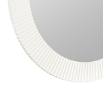 Зеркало в круглой фактурной раме Mirror Modern Texture белое варинант исполнения - 2 | Loft Concept в Челябинске