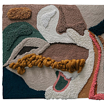 Тканый вручную текстильный гобелен Orchid варинант исполнения - 3 | Loft Concept в Челябинске