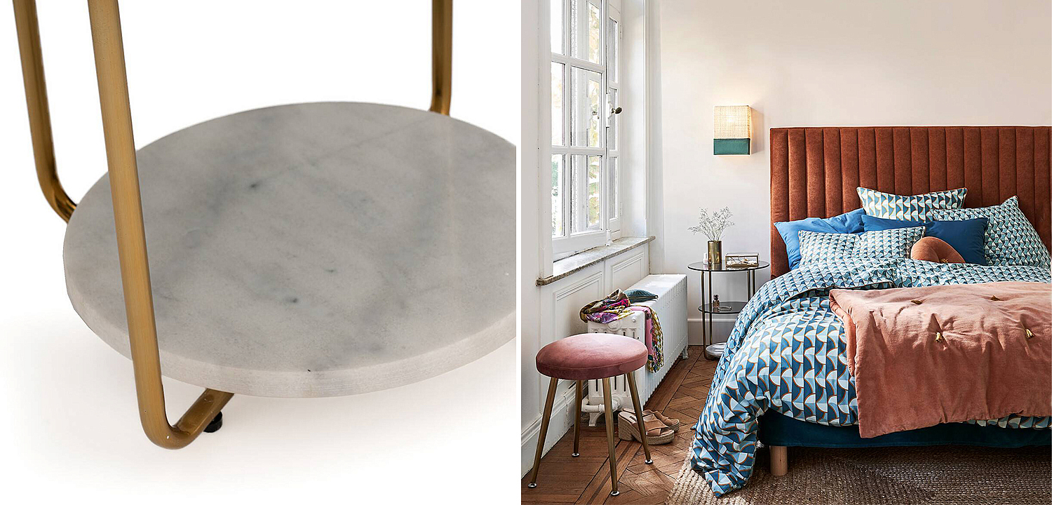 Приставной стол White Marble Приставной стол White Marble - Loft-Concept в Челябинске