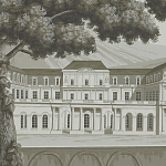 Обои ручная роспись Monuments of Paris Eau Forte on scenic paper варинант исполнения - 3 | Loft Concept в Челябинске