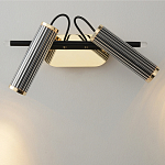 Бра с двумя цилиндрическими плафонами на магнитном креплении Bronze Concert варинант исполнения - 2 | Loft Concept в Челябинске