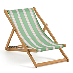 Шезлонг из акации и ткани Argentina варинант исполнения - 1 | Loft Concept в Челябинске