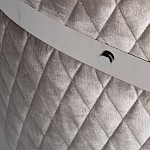 Стул серый велюровый со стеганной спинкой Focus on Convenience варинант исполнения - 3 | Loft Concept в Челябинске