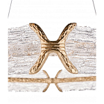 Люстра кольцевая с текстурным природным рисунком IceFlame варинант исполнения - 1 | Loft Concept в Челябинске