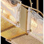 Люстра прямоугольная из фактурного стекла Chandelier Beam варинант исполнения - 1 | Loft Concept в Челябинске