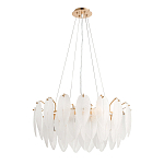 Люстра Mont Saint-Michel Золотая с Рельефным Стеклом варинант исполнения - 3 | Loft Concept в Челябинске