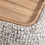 Столик прикроватный мягкий Soft Table from Chenille варинант исполнения - 4 | Loft Concept в Челябинске