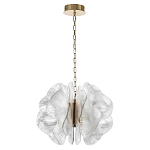Люстра с крупными рельефным декором в виде лепестков 60 см Ethereal Bloom варинант исполнения - 2 | Loft Concept в Челябинске