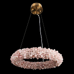 Люстра кольцевая с частичками натурального горного хрусталя Crystal Shimmer варинант исполнения - 3 | Loft Concept в Челябинске