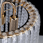 Люстра с подвесными рифлеными стеклянными трубками Nembus варинант исполнения - 19 | Loft Concept в Челябинске