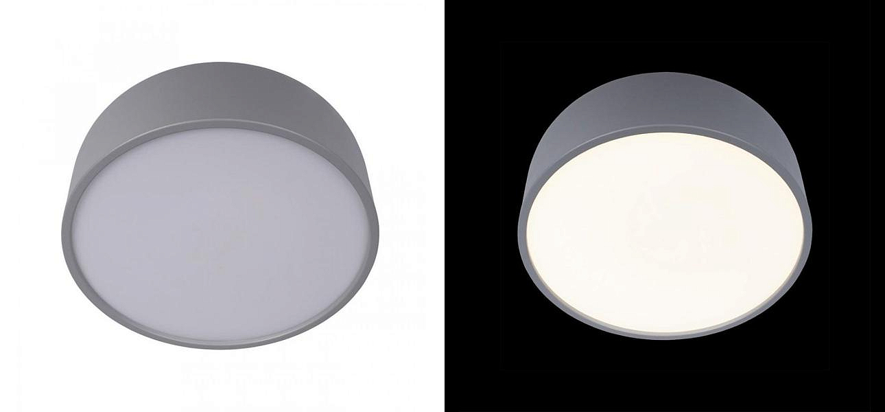 Светильник потолочный круглый Color cup Gray Светильник потолочный круглый Color cup Gray - Loft-Concept в Челябинске