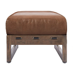 Банкетка Duncan винтажная коричневая кожа варинант исполнения - 2 | Loft Concept в Челябинске