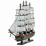 Декоративная модель деревянного тёмно-коричневого парусника в подарочной упаковке With The low варинант исполнения - 3 | Loft Concept в Челябинске