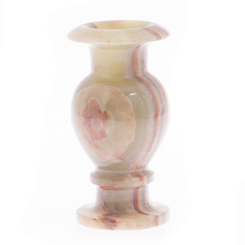Ваза настольная из камня оникс Stone Vase Ваза настольная из камня оникс Stone Vase в Челябинске | Loft Concept