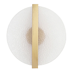 Бра с белым матовым стеклянным плафоном круглой формы Soft Glow Harmony варинант исполнения - 1 | Loft Concept в Челябинске