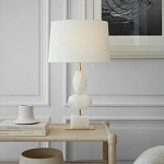 Настольная лампа на фигурном мраморном основании Conundrum варинант исполнения - 2 | Loft Concept в Челябинске