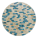 Столик с инкрустацией с перламутровым узором Rona варинант исполнения - 2 | Loft Concept в Челябинске