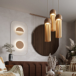 Бра круглое натуральная Пробка Natural Cork варинант исполнения - 5 | Loft Concept в Челябинске