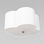 Потолочный светильник с белым волнистым плафоном из ткани Vitorino варинант исполнения - 3 | Loft Concept в Челябинске