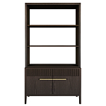 Стеллаж Primo с ящиками Темный орех варинант исполнения - 8 | Loft Concept в Челябинске