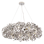 Люстра подвесная круглая с многочисленными металлическими круглыми элементами Terzani Argent варинант исполнения - 3 | Loft Concept в Челябинске