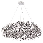 Люстра подвесная круглая с многочисленными металлическими круглыми элементами Terzani Argent варинант исполнения - 2 | Loft Concept в Челябинске