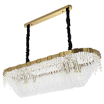 Люстра с хрустальными подвесками Riche Crystal Metal Chandelier 12 варинант исполнения - 1 | Loft Concept в Челябинске