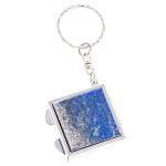 Зеркало брелок складное двухстороннее из натурального камня Лазурит Stone Mirrors варинант исполнения - 5 | Loft Concept в Челябинске