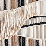 Художественный Гобелен из нитей Макраме Dunes Wall Art варинант исполнения - 2 | Loft Concept в Челябинске