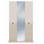 Шкаф трёхдверный с 1-ой зеркальной дверью Satin Furniture варинант исполнения - 2 | Loft Concept в Челябинске