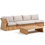 Уличное кресло из массива акации Trivett Wooden Chair варинант исполнения - 8 | Loft Concept в Челябинске