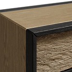 Комод 4 ящика с подсветкой на рельефном фасаде Warm Industrial варинант исполнения - 4 | Loft Concept в Челябинске