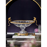 Чаша из прозрачного стекла с рельефным ободком и фигурками стрекоз Eden Garden варинант исполнения - 2 | Loft Concept в Челябинске