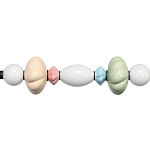 Подвесной светильник линейный с керамическими элементами 24W LED Fragrant Light варинант исполнения - 5 | Loft Concept в Челябинске