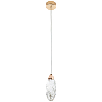 Подвесной светильник Soar Hanging Lamp Gold Transparent Прозрачный варинант исполнения - 2 | Loft Concept в Челябинске