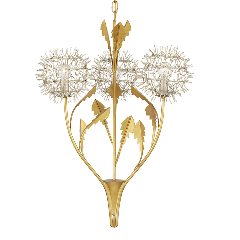 Подвесной светильник в виде цветков одуванчика Hanging Dandelion Золотой Серебряный Подвесной светильник в виде цветков одуванчика Hanging Dandelion Золотой Серебряный в Челябинске | Loft Concept