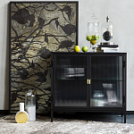 Сервант двухдверный с рифленым стеклом The Keeper варинант исполнения - 6 | Loft Concept в Челябинске