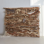 Большая Абстрактное Панно из веток и нитей Dryad Wall Art варинант исполнения - 4 | Loft Concept в Челябинске