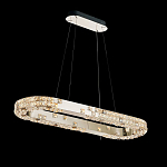 Люстра овальная с мозаичным хрустальным оформлением Sparks of Crystal варинант исполнения - 1 | Loft Concept в Челябинске