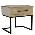 Тумба прикроватная с ящиком в стиле лофт Urban Style Space 2 варинант исполнения - 1 | Loft Concept в Челябинске