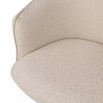 Кресло офисное полукруглое с буклированной обивкой Adjustable Chair варинант исполнения - 3 | Loft Concept в Челябинске