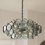 Люстра с каскадом из круглых стеклянных дисков Small Round Sequins варинант исполнения - 5 | Loft Concept в Челябинске