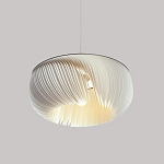 Подвесной светильник с белыми изящными декоративными лепестками Volumetric Petal Lamp варинант исполнения - 2 | Loft Concept в Челябинске