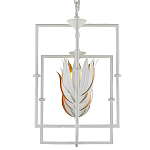 Люстра белая прямоугольная с абажурами в виде цветков тюльпана White Tulips варинант исполнения - 4 | Loft Concept в Челябинске